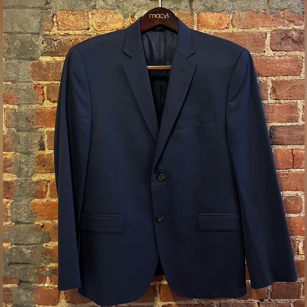 Ralph Lauren Slim Fit Navy Blue Suit Jacket (40S)